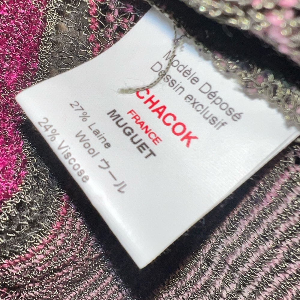 𝐂𝐇𝐀𝐂𝐎𝐊 | WOOL BLEND FLORAL PATCHWORK TOP - Picture 9 of 11